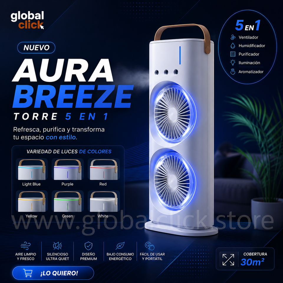 AURA BREEZE | CLIMATIZADOR ESMART 5 EN 1