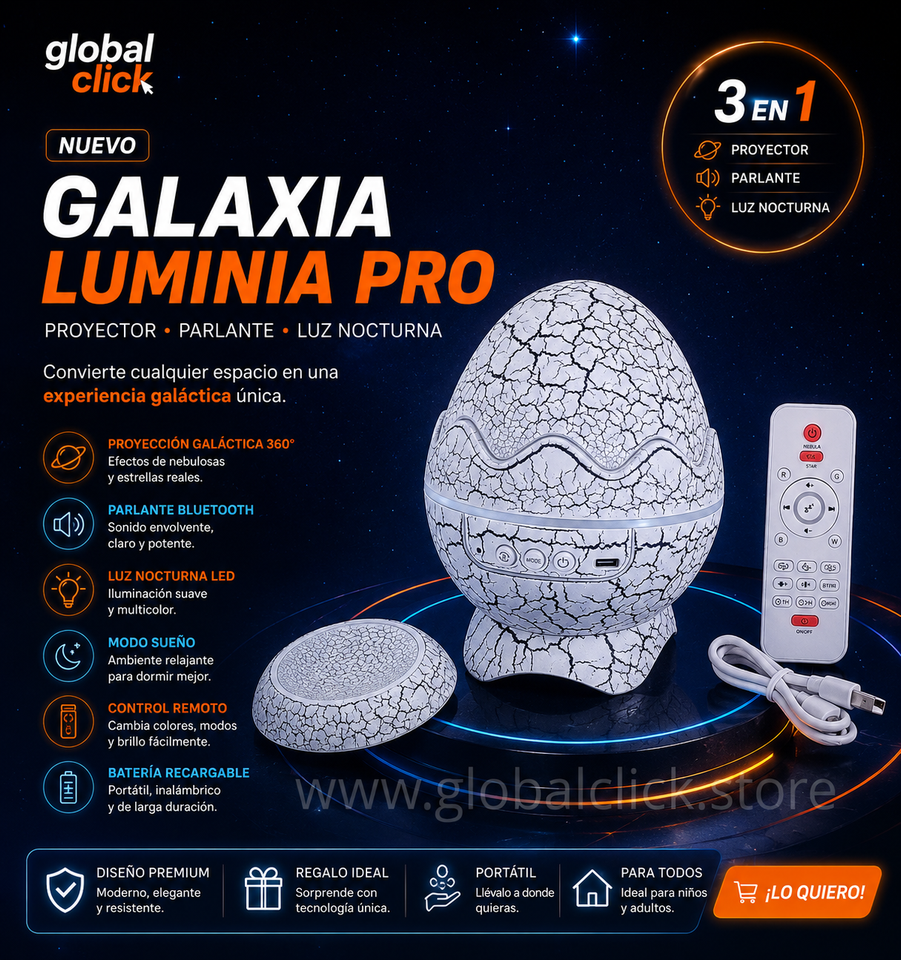 PROYECTOR GALAXI ECLIPSE PRO | Parlante Bluetooth